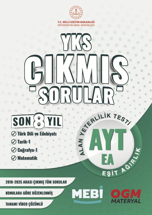 YKS Çıkmış Sorular (2018–2025) – AYT EA
